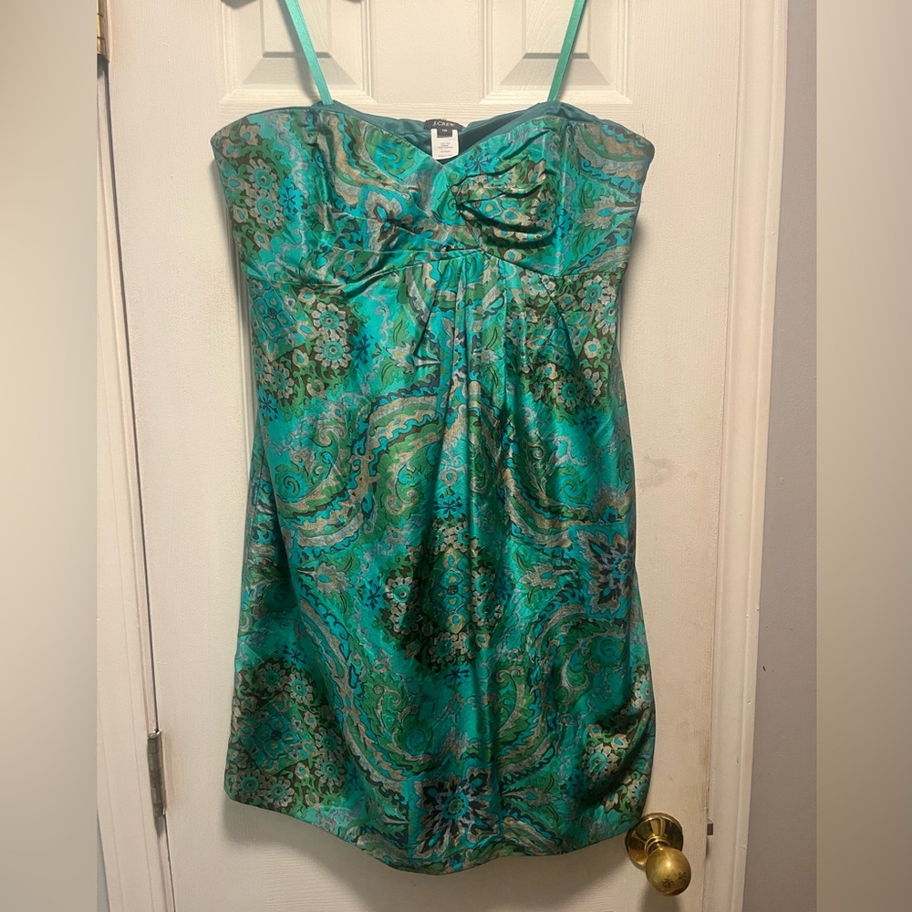 J Crew - Women’s Silk Paisley Dress - Size 10
